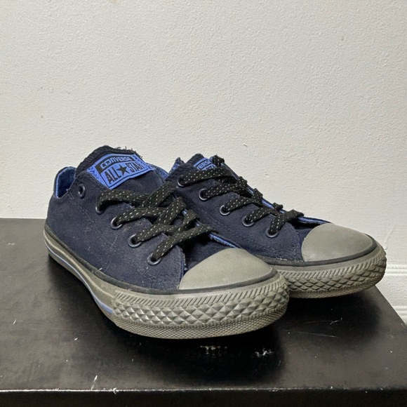 Converse Chuck Taylor All Star Canvas Ox Obsidian Shoes Size Youth 13.5 - Picture 2 of 11